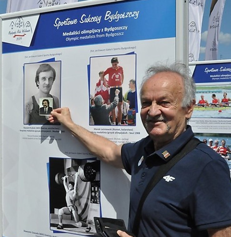 40 rocznica zdobycia pierwszego powojennego medalu olimpijskiego przez bydgoskiego wioślarza
